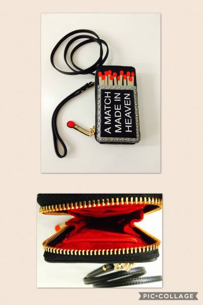 ★QUINN★マッチ棒柄携帯ショルダーバッグ拍卖