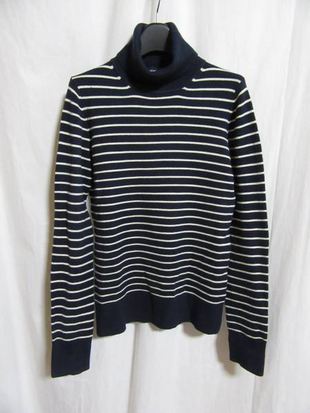 ☆☆送料無料☆☆フレンチコネクション☆タートルネックボーダーニット☆M☆z20拍卖