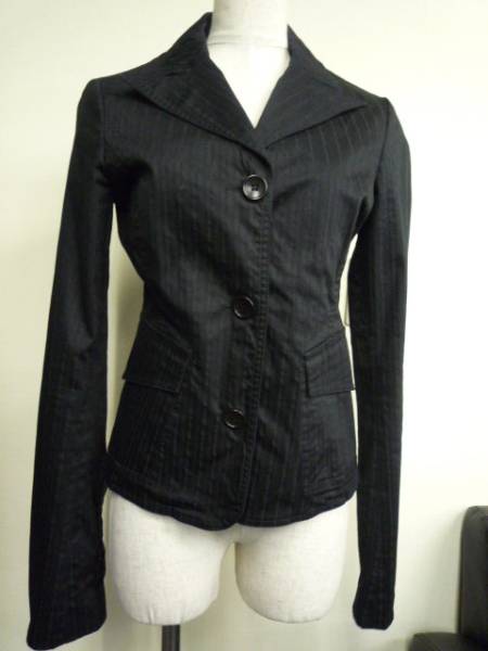 ◆ loops by ROBERT IN`T VELD ジャケット 黒 綿 ◆拍卖