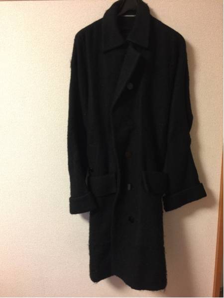 格安極上★spastor スパストール★メンズコート★黒44★定価25万円拍卖