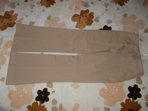 M② 2 即買☆イ ブルース i BLUES ベージュ シンプルパンツ センタープレス 38 9号拍卖