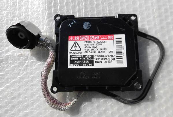 タントカスタムL350SヘッドライトHIDバラストL360Sダイハツ純正ヘッドランプ コントロールユニット ディスチャージ キセノン拍卖