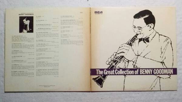 邦盤見開きジャケ2LP THE GREAT COLLECTION OF BENNY GOODMAN RFC-0903~04 mono 盤美拍卖