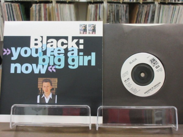 7b/7inch/A&M UK/Black(ブラック)/You're a big girl now/見開き拍卖