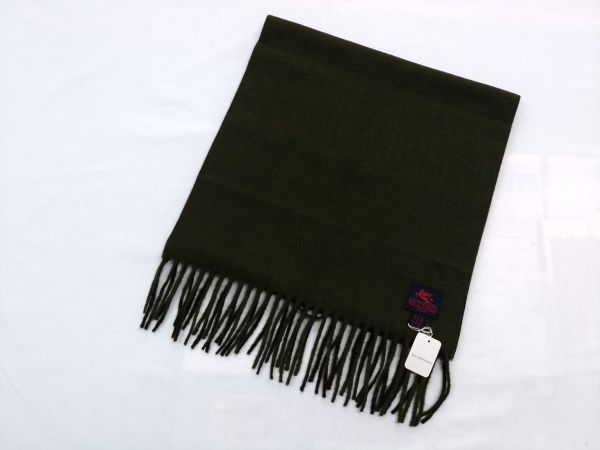 未使用品 エトロ カシミヤ マフラー イタリア製拍卖