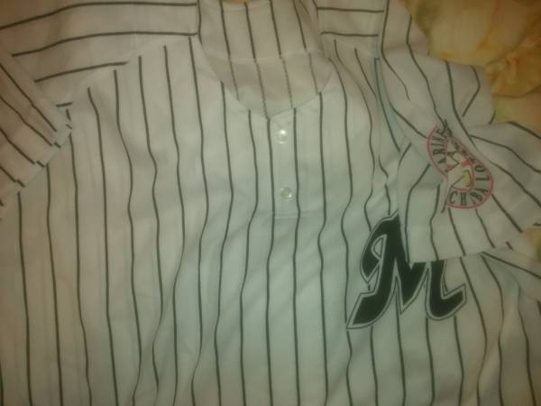 千葉ロッテマリーンズ ユニフォームシャツ フリーサイズ拍卖