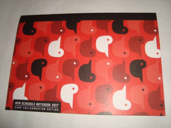 カープコラボレーション HFM スケジュールノートブック 2017年拍卖