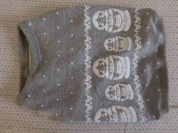 【フレブル】SALE グレー トレーナー③ グレー 中型犬 犬服 ドッグウエア拍卖