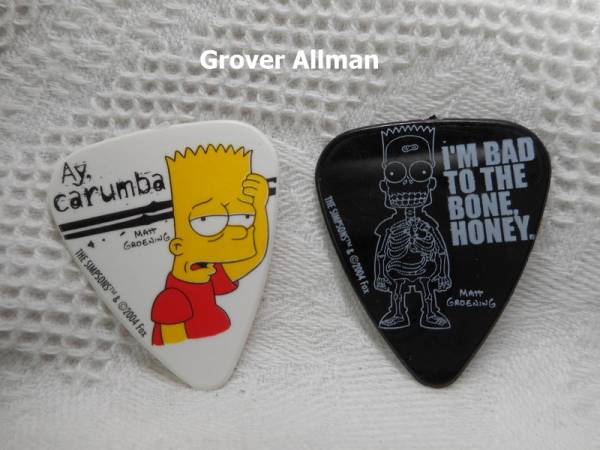 シンプソンズ Grover Allman ギターピック拍卖