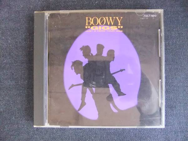 CDアルバム-4 BOOWY GIGS” JUST A HERO TOUR 1986 ボウイ 歌手 音楽 ロックバンド拍卖