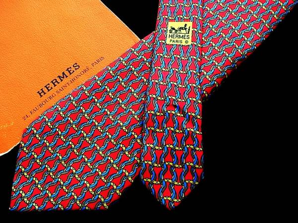 ・ω・ ■SALE/4290■【エルメス】ネクタイ拍卖