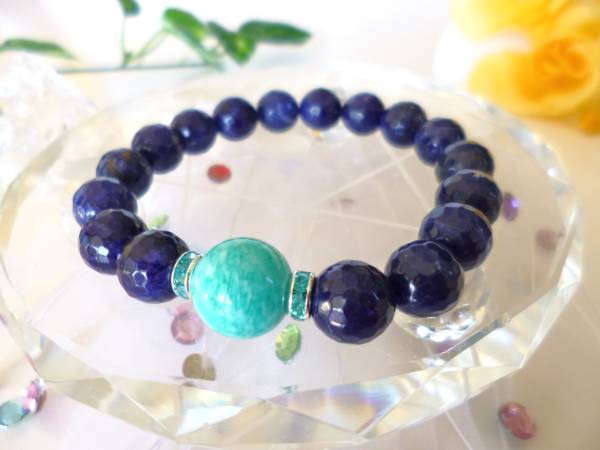 ☆夢の達成☆勇気と希望☆受験勉強☆ダイエット☆断捨離☆高品質AAAロイヤルブルーソーダライト☆ハートの癒し☆高品質AAA☆アマゾナイト♪拍卖