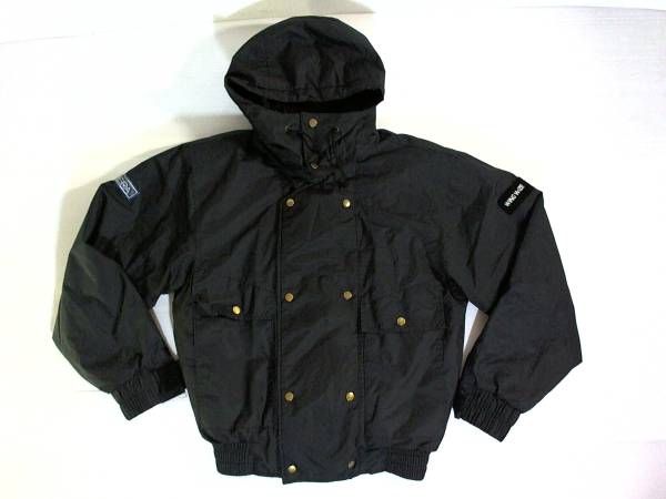 ☆国産【WIND WIZE】ジップアップ中綿 パーカ ジャケット M 黒 セラミックコーティング スノー スノーボード拍卖