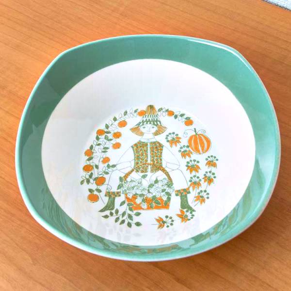 フィッギオ シチリア サラダボウル 陶器 Figgjo プレート 北欧 ベルサ アダム グスタフスベリ 食器 アンティーク ARABIA アラビア拍卖