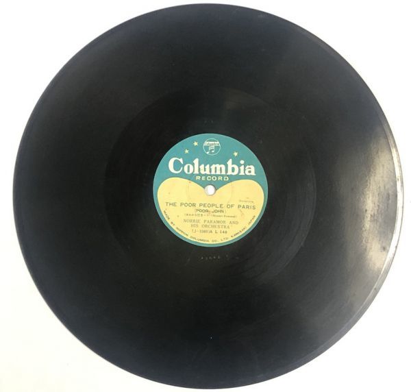 NORRIE PARAMOR ノリー・パラマー あわれな巴里っ子 RAY MARTIN レイ・マーティン リスボンアンティガ SPレコード拍卖