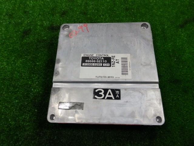 ファンカーゴ UA-NCP21 エンジンコンピューター/ECU 1NZ-FE 209 212000-0290 89666-52030 140299拍卖