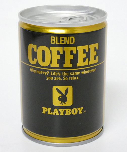 ■VIVO ビーボ・フーズ PLAYBOY プレイボーイ コーヒー缶 貯金箱 BLEND COFFEE拍卖