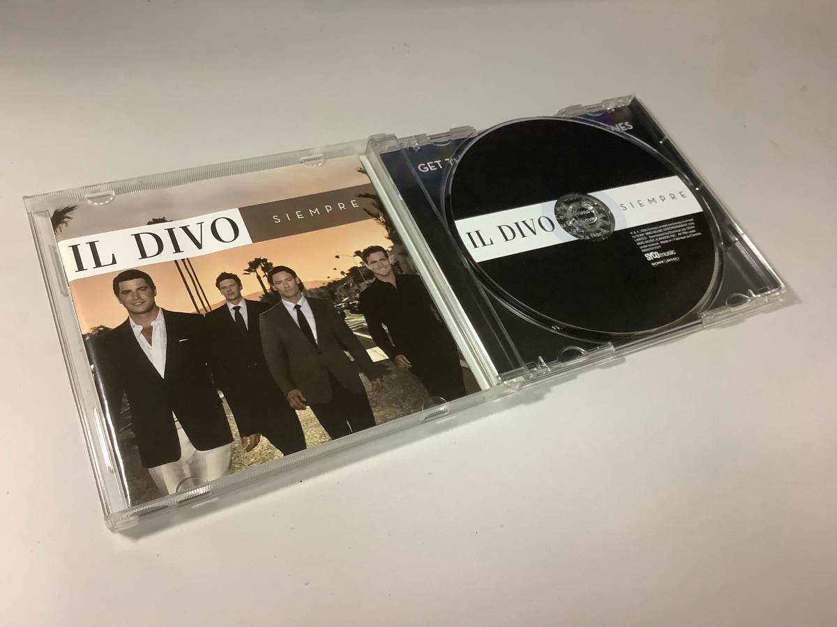 ★IL DIVO(イル・ディーヴォ)「SIEMPRE」11曲入り‐サテンの夜,カルーソー,ウィズアウト・ユー,リアリー・ラヴド・ア・ウーマン,愛なき人生拍卖