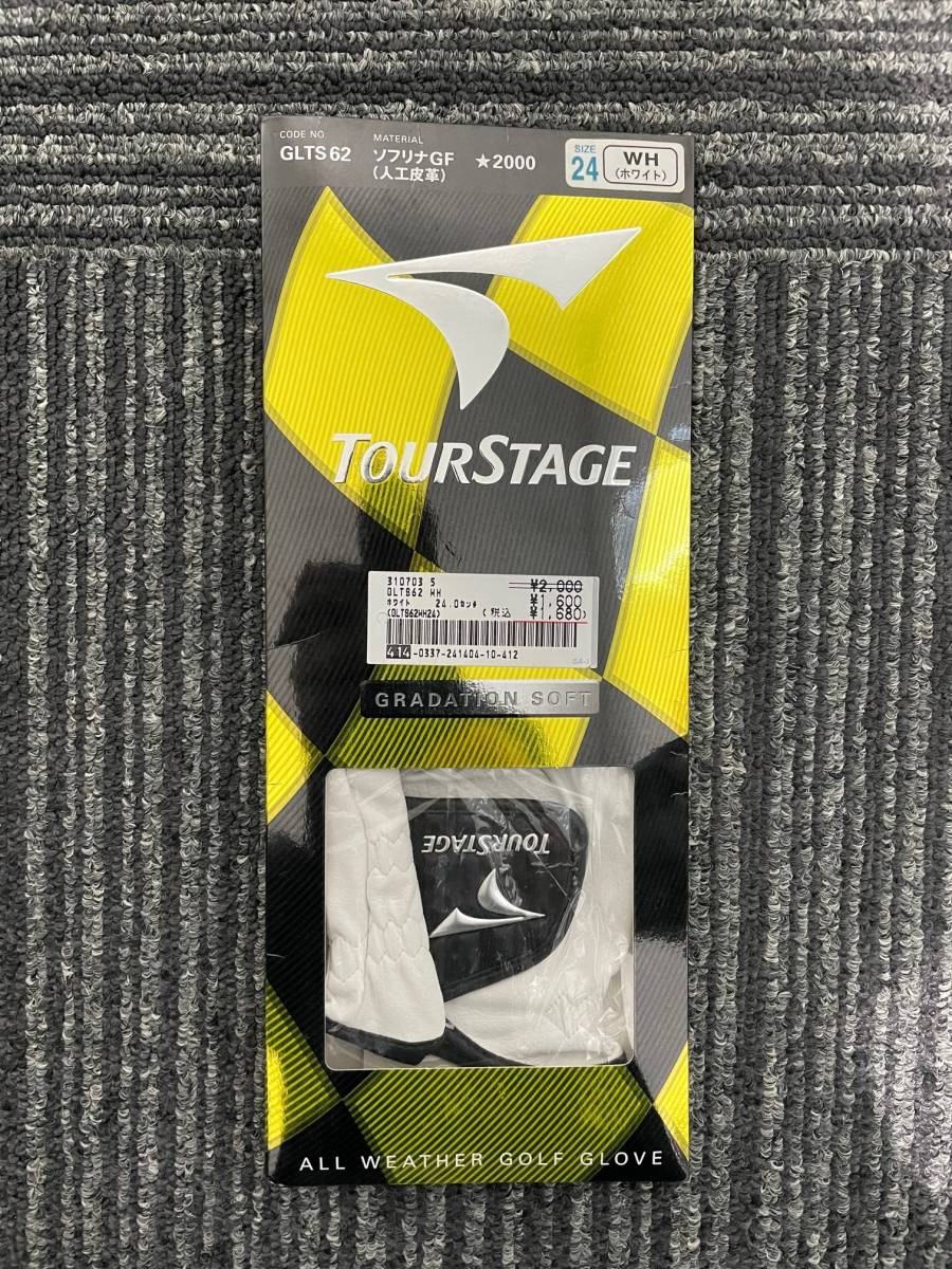 ブリヂストン ツアーステージ グローブ GLTS62 24cm 左手 右利き用拍卖