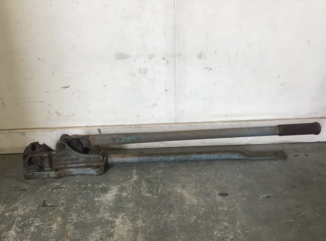 *◆MCC / ROD CUTTER / 鉄筋カッター / ロッドカッター / サビ有り / L960/岐阜発 6/6拍卖