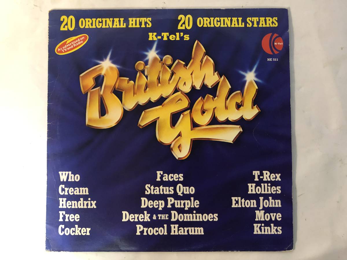 20120S UK盤 12inch LP★BRITISH GOLD/20 ORIGINAL HITS/20 ORIGINAL STARS/K-Tel's★NE 511拍卖