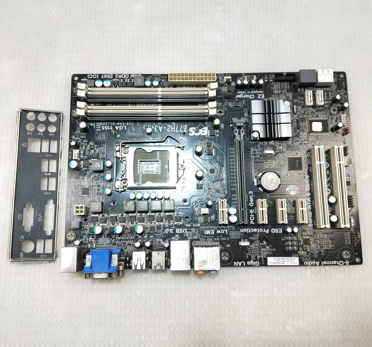 【中古パーツ】BIOS確認のみ、Z77H2-A3 V:1.0 マザーボード LGA1155 ■MB1008拍卖