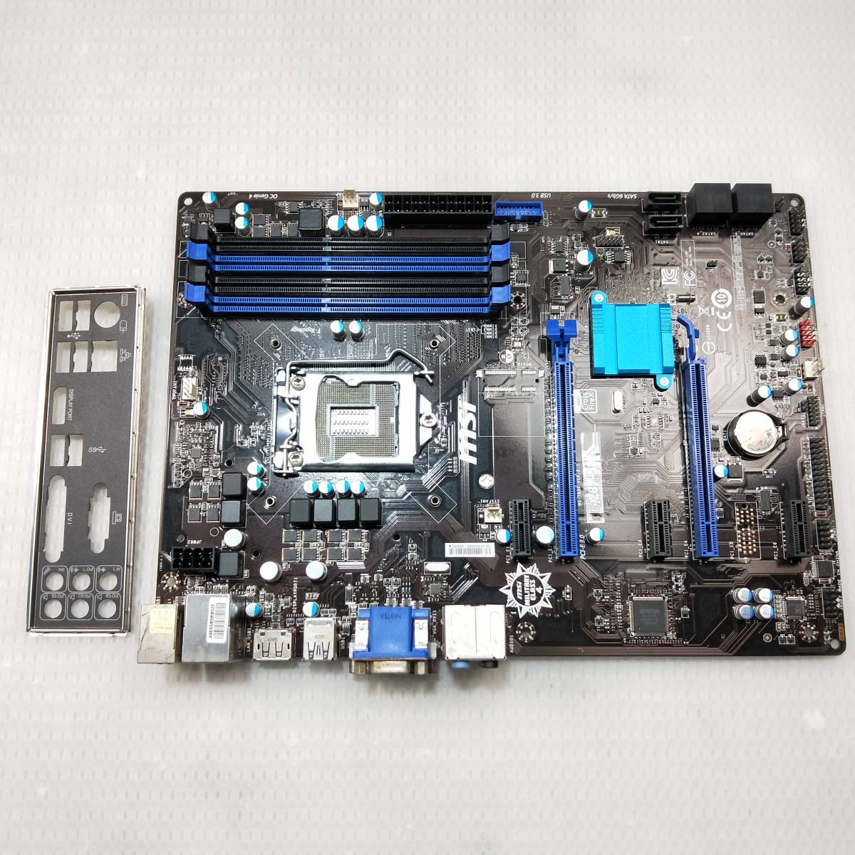 【中古パーツ】BIOS確認のみ、MSI Z87-S01 マザーボード LGA1150 ■MB852拍卖