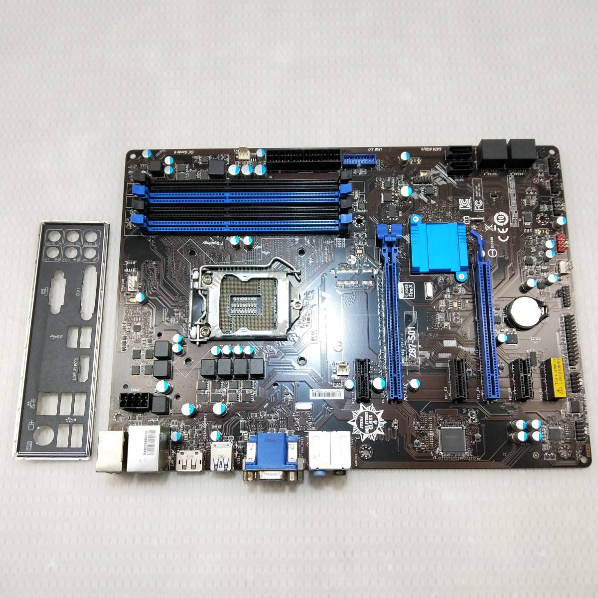 【中古パーツ】BIOS確認のみ、MSI Z87-S01 マザーボード LGA1150 ■MB825拍卖
