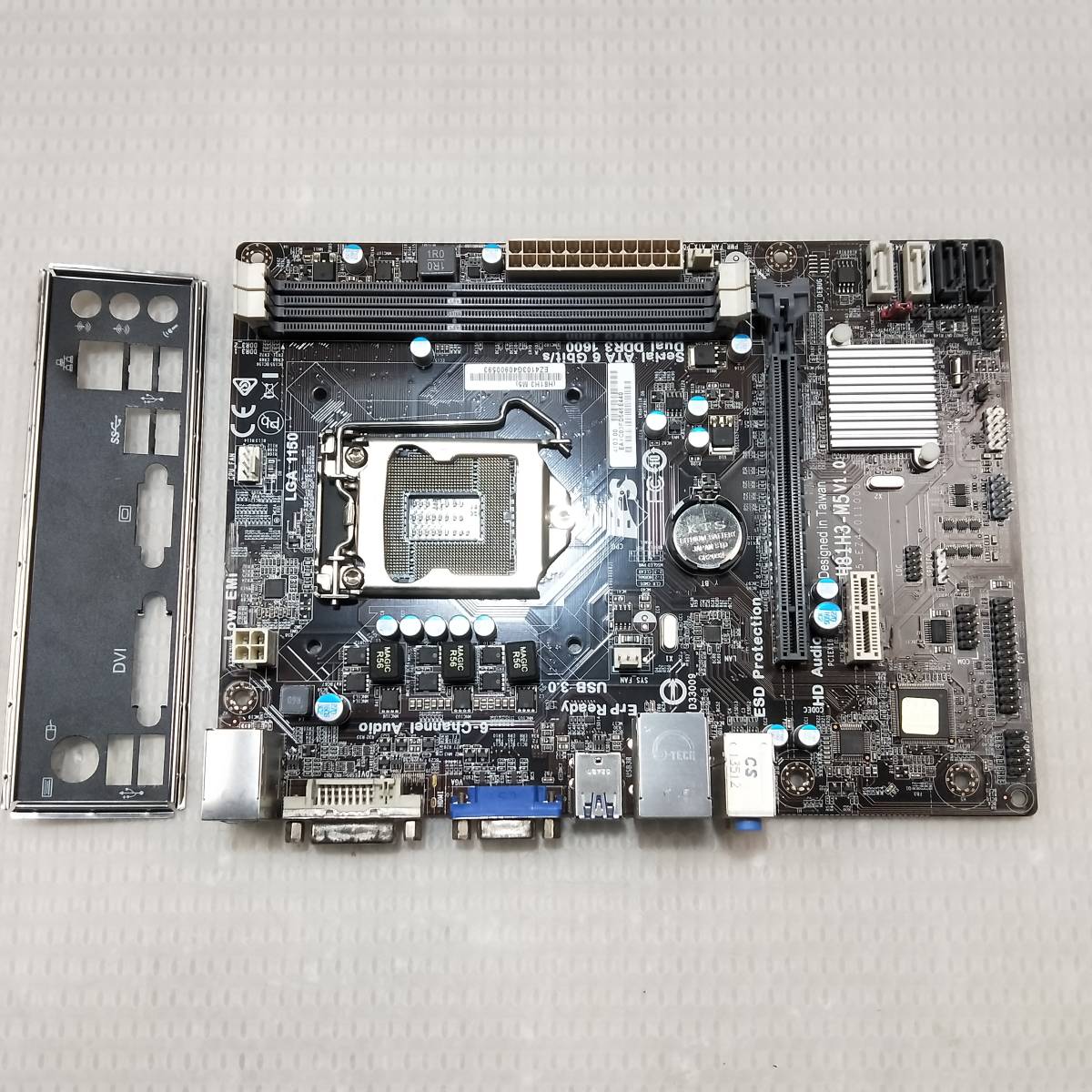 【中古パーツ】BIOS確認のみ、H81H3-M5 V1.0 マザーボード LGA1150 ■MB915拍卖