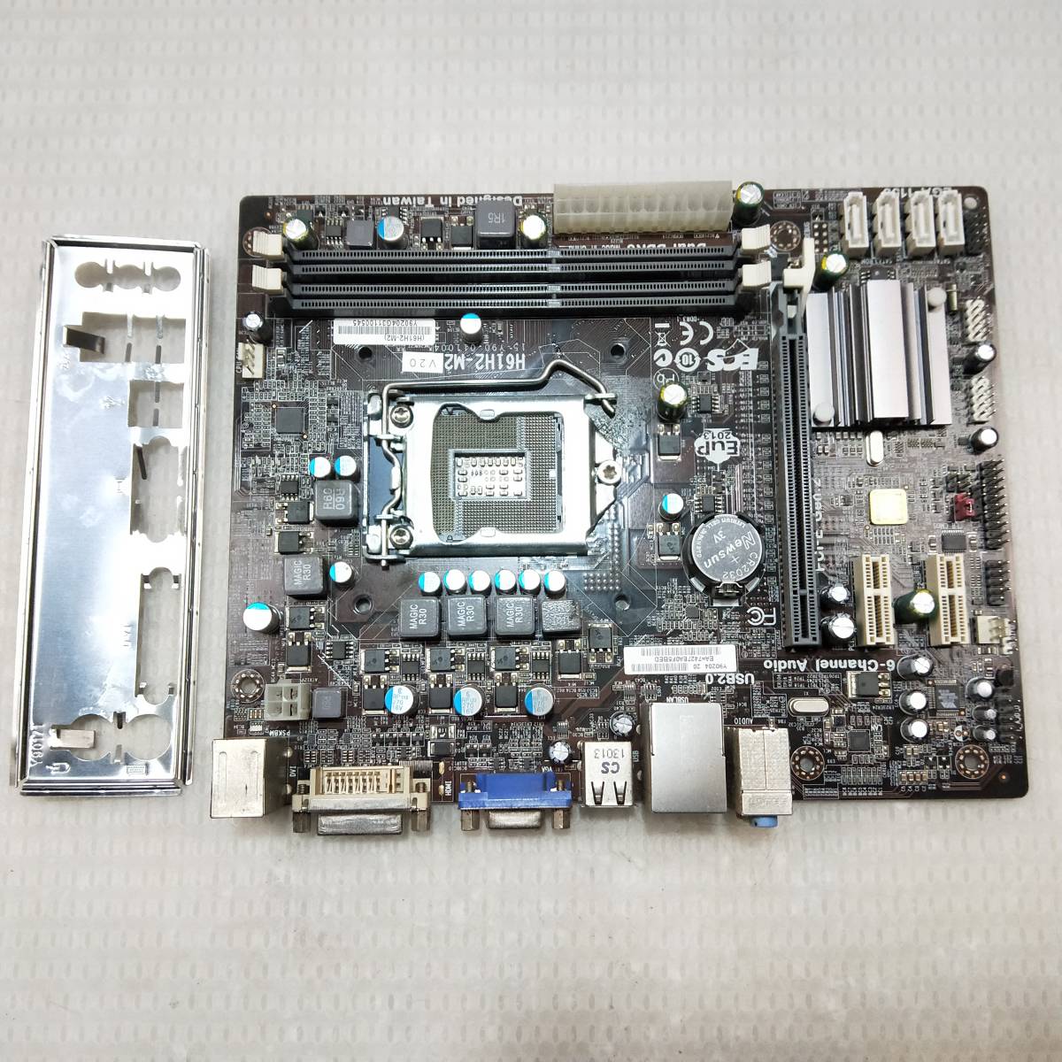 【中古パーツ】BIOS確認のみ、H61H2-M2 V:2.0 マザーボード LGA1155 ■MB1039拍卖