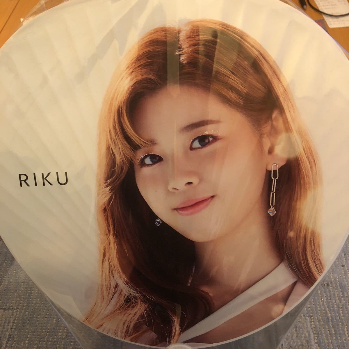 激安!超レア!☆NIZIU/RIKU☆step and a step☆うちわ☆超美品☆拍卖