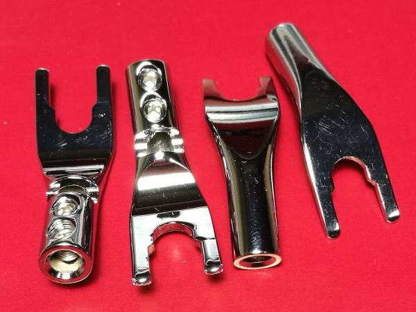 ♪♪純銅+ロジウムメッキ高級マルチYラグ端子⑨♪♪拍卖