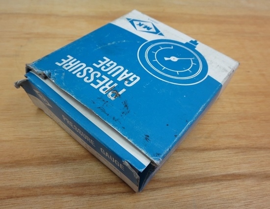 【M.K OSAKA】 PRESSURE GAUGE AT3/8 75mm 1MPa 【未使用】拍卖