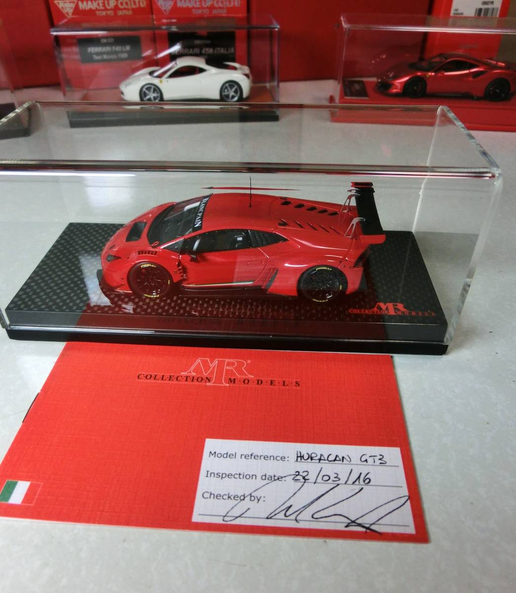 ★★ 特注・絶版!!ランボルギーニ ウラカンGT3・Rosso Bia・カーボン 完成品 ★★拍卖