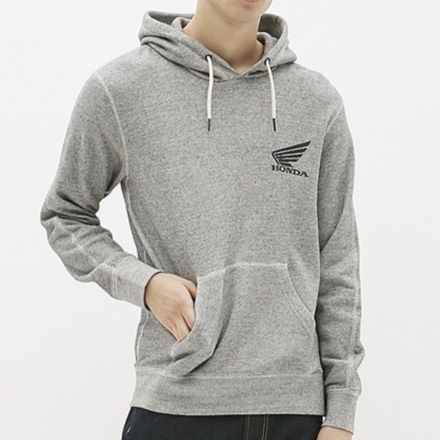 HONDA GU スウェット パーカー L サイド ジッパー コラボ 別注 限定 ホンダ ユニクロ バイク拍卖