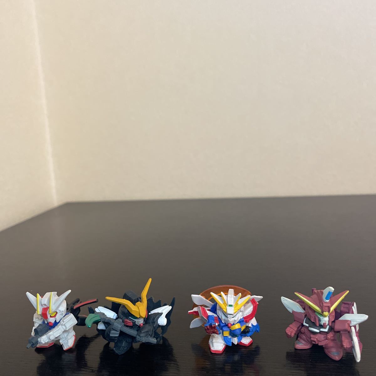 SDガンダム フルカラー 4種 中古品 ゴッド デスサイズ フリーダム ジャスティス ガンダム フィギュア拍卖