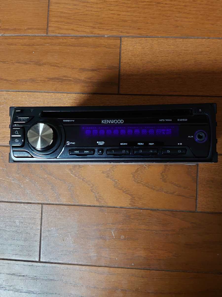 KENWOODケンウッドE252,CD1DINオーディオAUX拍卖