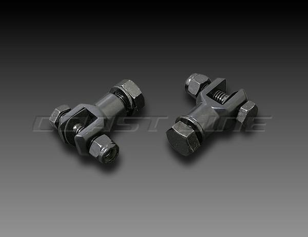 N002960フットペグクリップキット1/2-20ブラック黒/ハーレー汎用拍卖