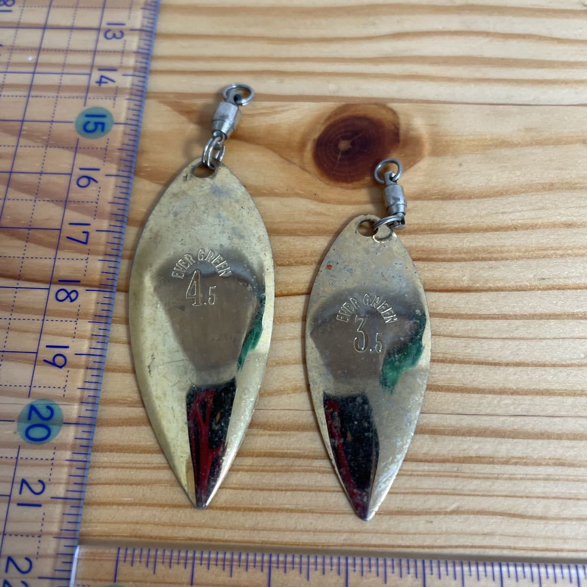 スピナーベイト用ブレード その2 エバーグリーン ゴールド系拍卖