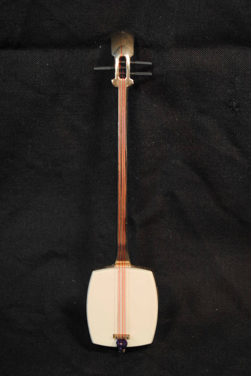 昭和レトロ 三味線型 金属製 栓抜き 175ミリ拍卖