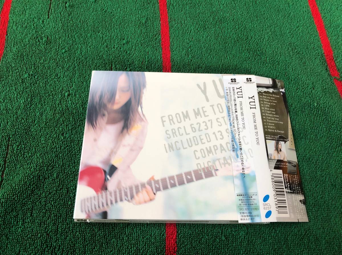 YUI/FROM ME TO YOU 中古CD 帯付 期間限定盤 Flower Flower拍卖