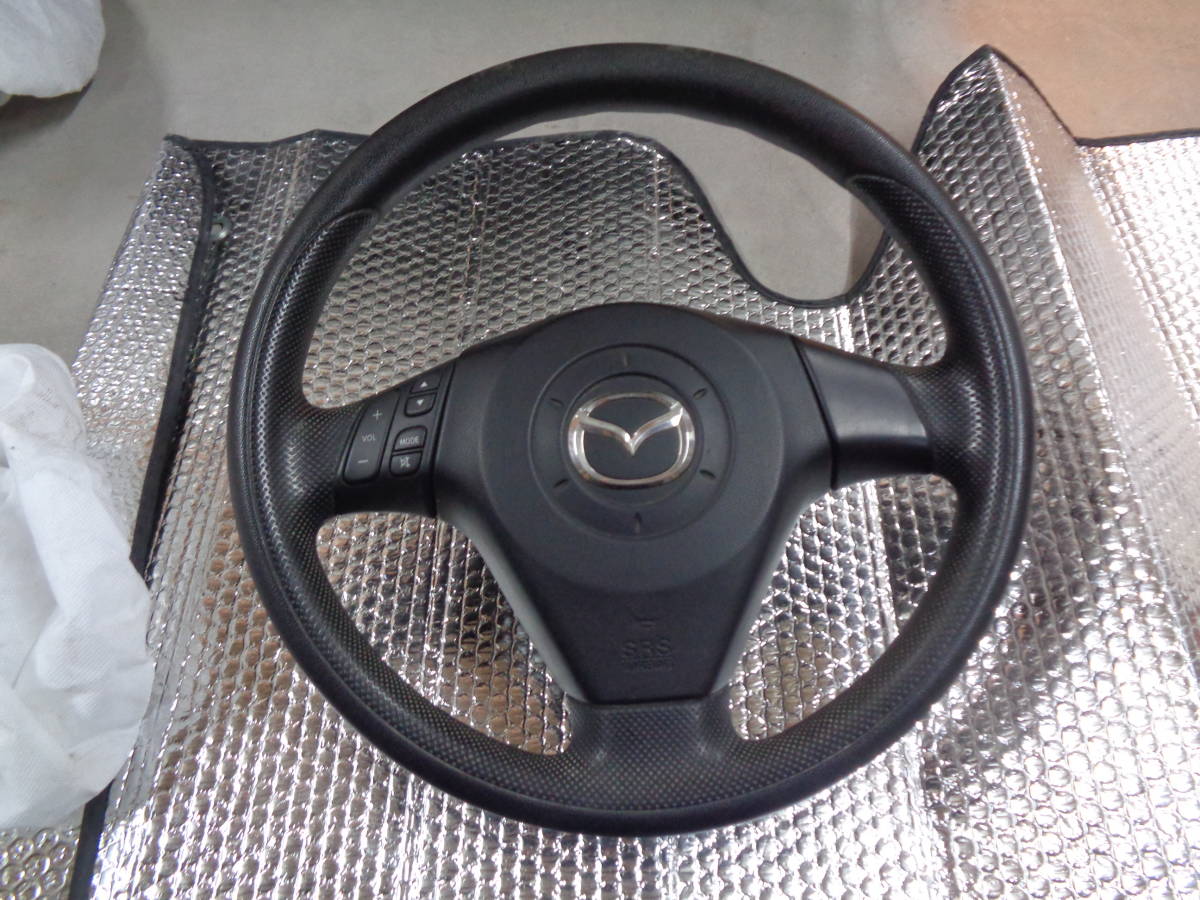 マツダ アクセラ 純正ハンドル 作動確認済み 流用 売り切り拍卖