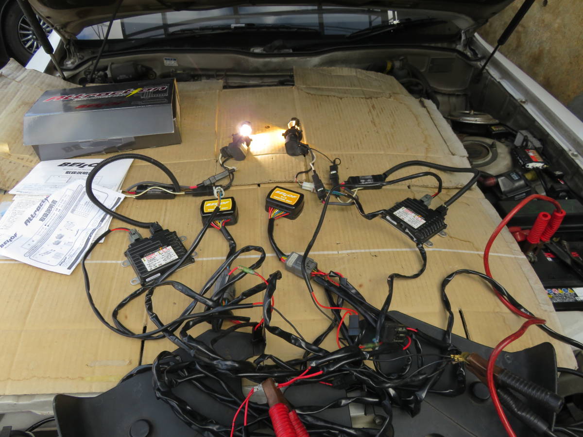 LEDより雪に強いBELLOF ベロフ hidフルキットHL4MV 5500K バラストアトラクション 付き中古トヨタ ダイハツ スズキ軽自動車拍卖