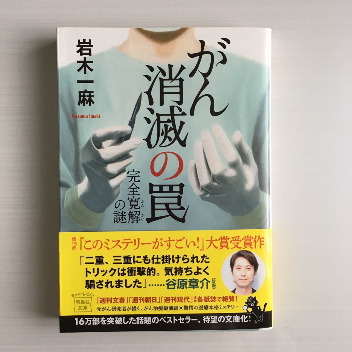 超美品◆岩木一麻/がん消滅の罠 完全寛解の謎 (宝島社文庫 )拍卖