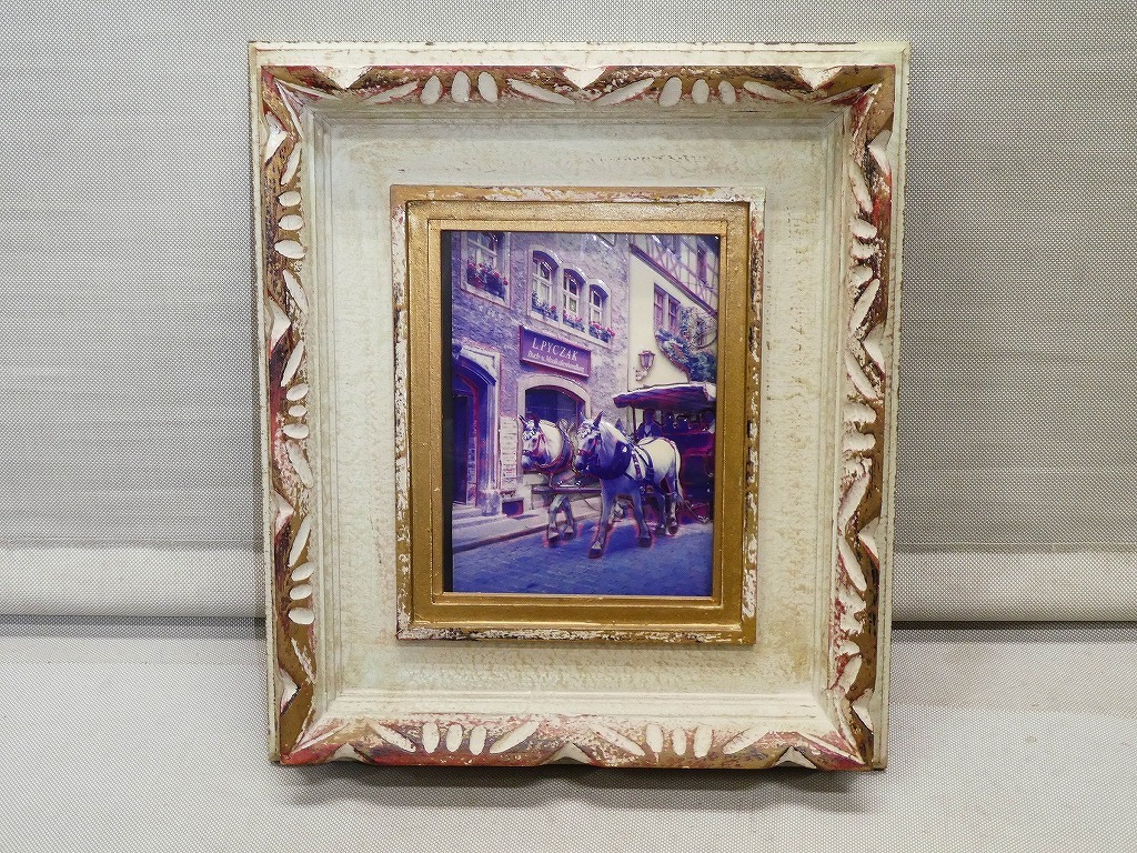 ★ドイツ ローテンブルグ 3Dアート 額装 インテリア オブジェ 壁掛け アート 立体額★拍卖