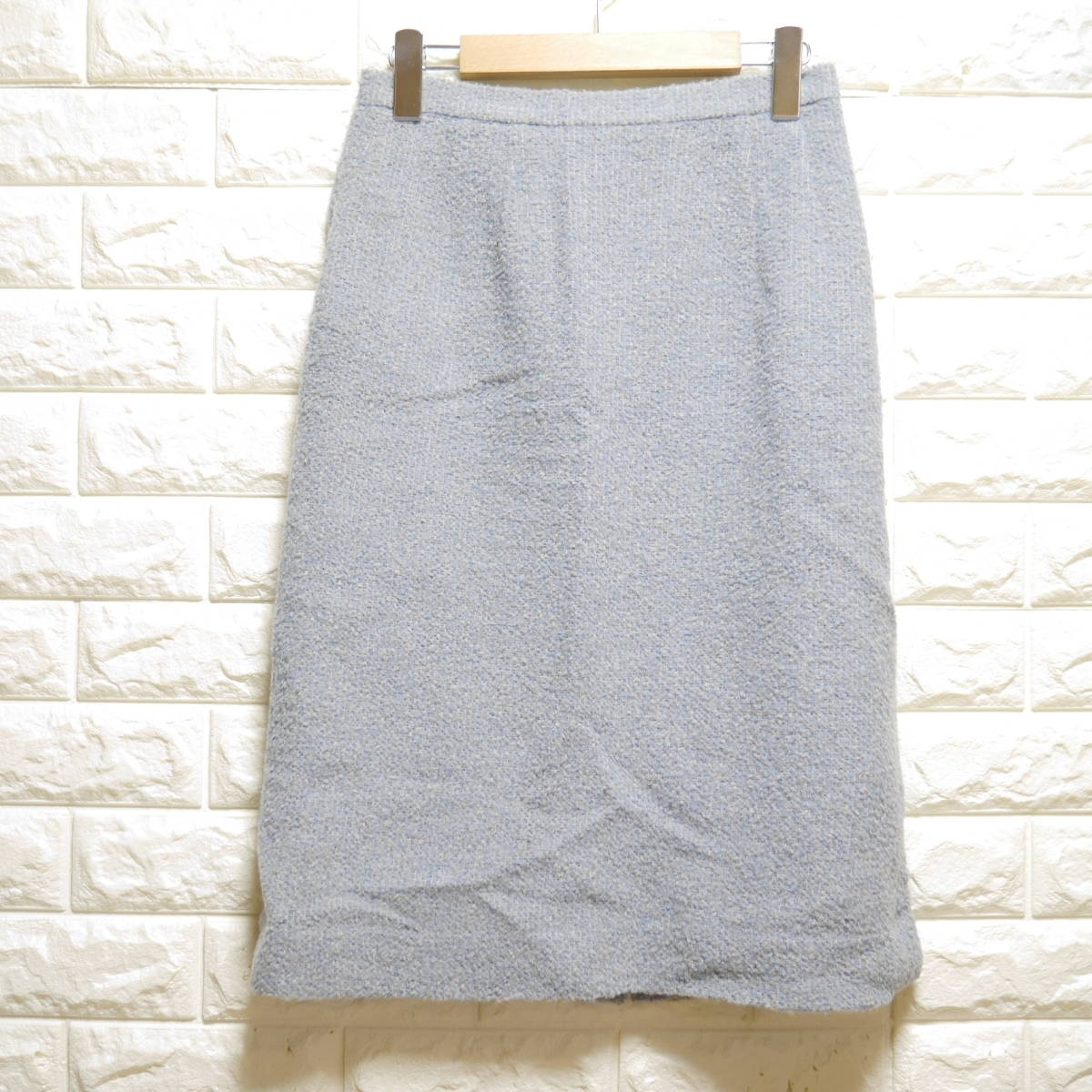 A366 ◇ AQUASCUTUM | アクアスキュータム スカート 水色 中古 サイズ11拍卖