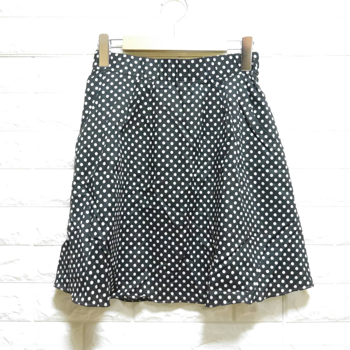 A373 ◆ STRAWBERRY-FIELDS | ストロベリーフィールズ フレアスカート ドット柄系 中古 サイズ無し拍卖