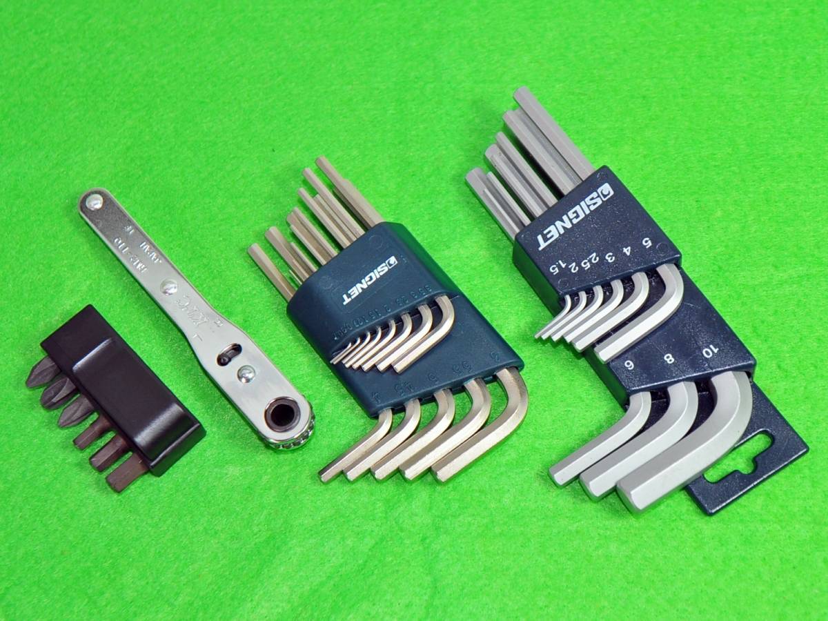 ★SIGNET 六角レンチ ショート 極短 KTC 板ラチェット差替えドライバ セット★シグネット TMDB8♪拍卖