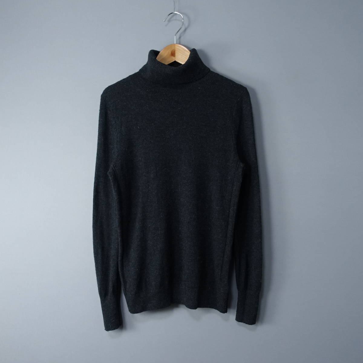 BANANA REPUBLIC/バナナリパブリック/XS/ウール混/カシミヤ混/タートルネックセーター/ダークグレー/レディース/カットソー拍卖