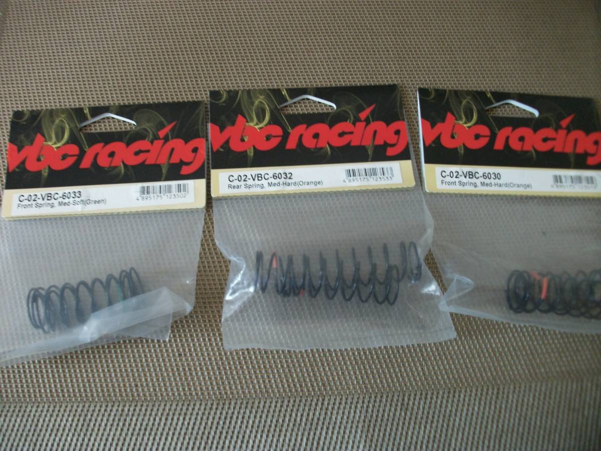 【激安目玉商品】VBC レーシング サススプリング まとめて3点 格安1500円スタ-ト 一応ジャンク扱 定形外送料一律!拍卖
